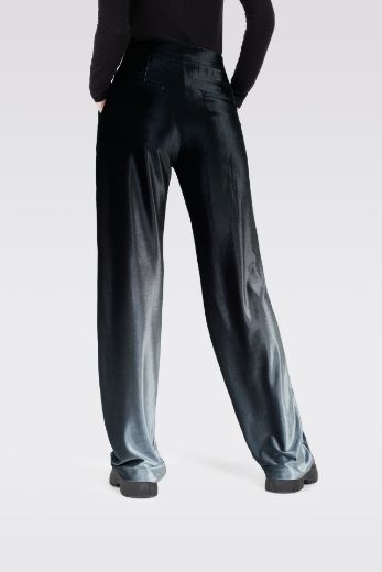 Picture of Tall Ladies Chiara Velvet Luxury Wide Trousers L36 Inch, black fume gradient