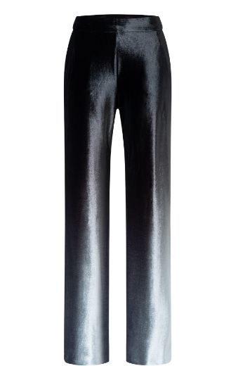 Bild von Tall Damen Chiara Velvet Luxury Weite Hose L36 Inch, black fume gradient