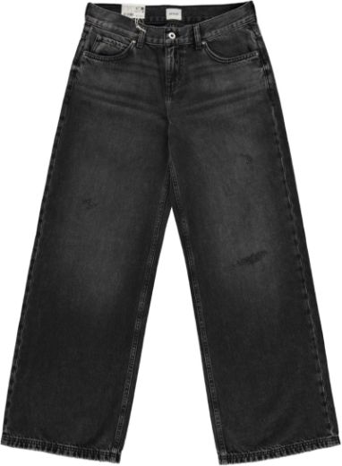 Image de Tall Jeans Femme Medley Jambe Large Longueur L34 & L36 Inch, noir lavé