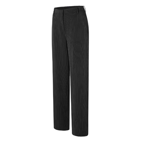 Agrandir l'image de Tall Pantalon Femmes MAC Camilla Wide Leg Longueur 36 Inch, noir rayures aiguilles Image de Tall Pantalon Femmes MAC Camilla Wide Leg Longueur 36 Inch, noir rayures aiguilles
