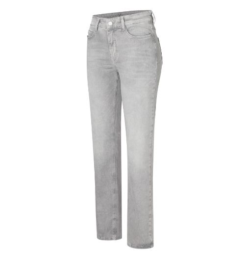 Image de Tall Jeans Femme MAC Dream Straight Fit Longueur 34 & 36 Inch, gris argenté