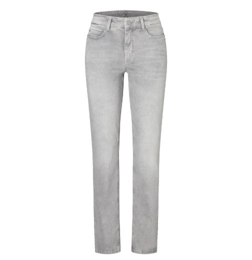 Image de Tall Jeans Femme MAC Dream Straight Fit Longueur 34 & 36 Inch, gris argenté