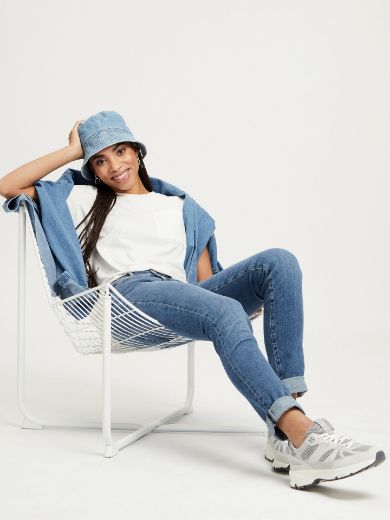 Bild von Tall Damen Jeans Anya Slim Fit L34 & L36 Inch, mid blue