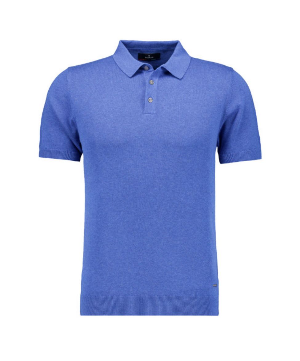 Picture of Tall Men Short Sleeve Knitted Sweater Poloshirt Collar
