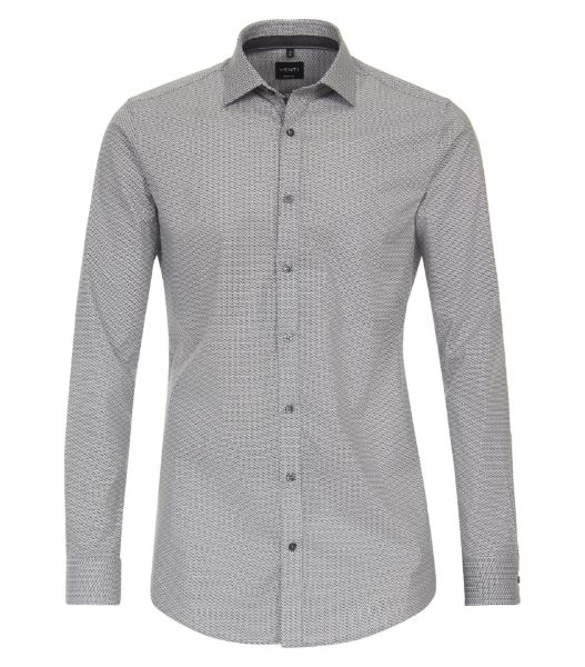 Zeige Details für Tall Herren Hemd Body Fit Ärmel 72 cm,  minimalprint Bild von Tall Herren Hemd Body Fit Ärmel 72 cm,  minimalprint