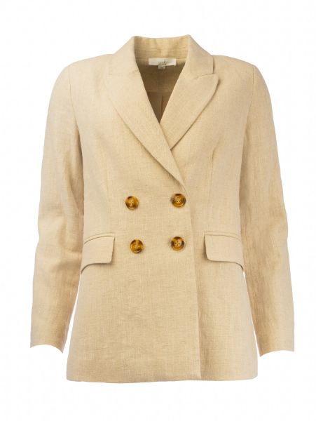 Agrandir l'image de Tall Dames Blazer Ramie, beige Image de Tall Dames Blazer Ramie, beige