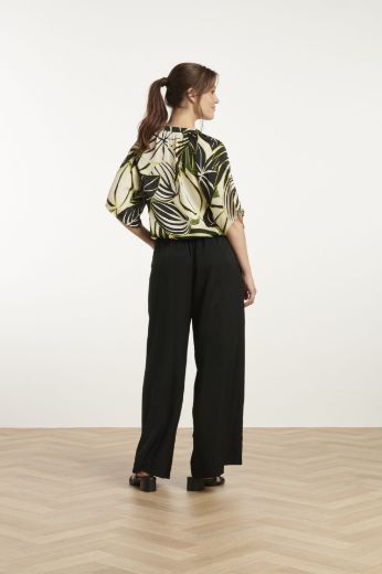 Bild von Tall Blusen-Top V-Ausschnitt Extra Lang, green multicolour