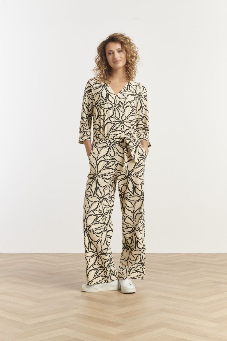 Image de Tall Femmes Jumpsuit Extra Long, sable noir