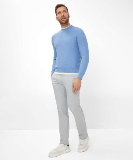 Picture of Tall Men Lightweight Cotton Chino Trousers Fabio L36 & L38 Inch