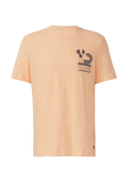 Zeige Details für Tall Herren T-Shirt mit Druck Bild von Tall Herren T-Shirt mit Druck