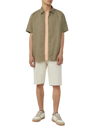 Picture of Tall men's linen shirt short sleeve