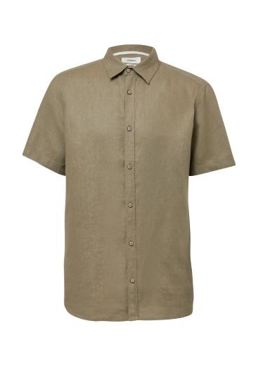 Picture of Tall men's linen shirt short sleeve