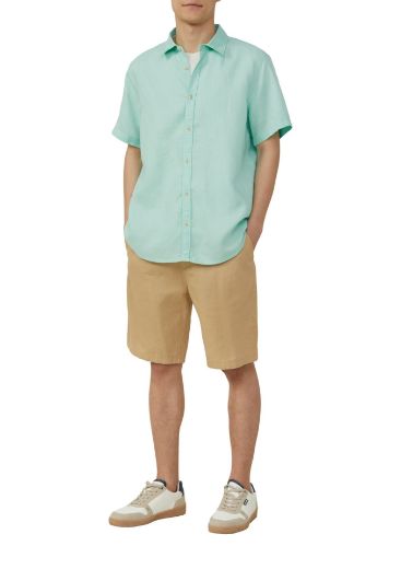 Picture of Tall men's linen shirt short sleeve