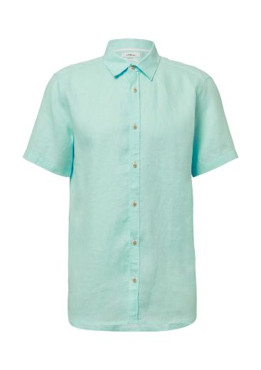 Picture of Tall men's linen shirt short sleeve