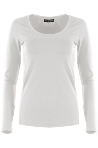 Picture of Women Basic Long Sleeve Shirt Toscane