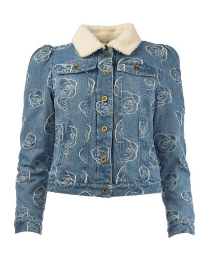 Bild von Tall Damen Jacke Nina Denim Jacquard