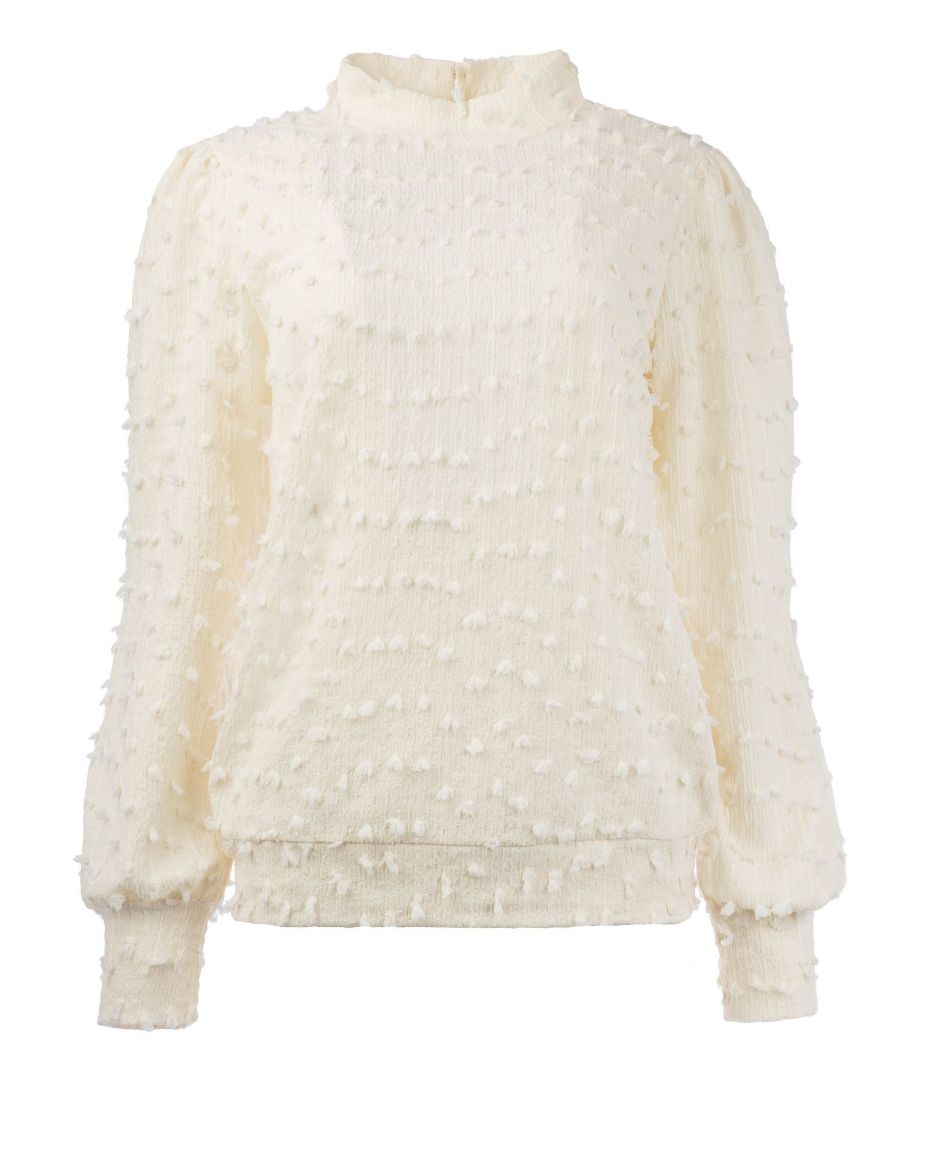 Bild von Tall Damen Langarmshirt Aspatria Dot Krinkle Extra Lang