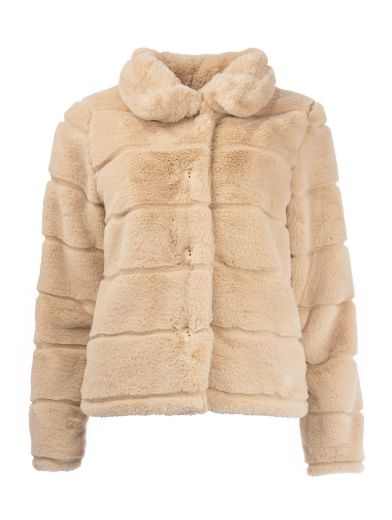 Bild von Tall Damen Jacke Stains Lines Soft Fur Faux