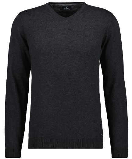 Picture of Tall Men V-Neck Cotton Cashmere Sweater