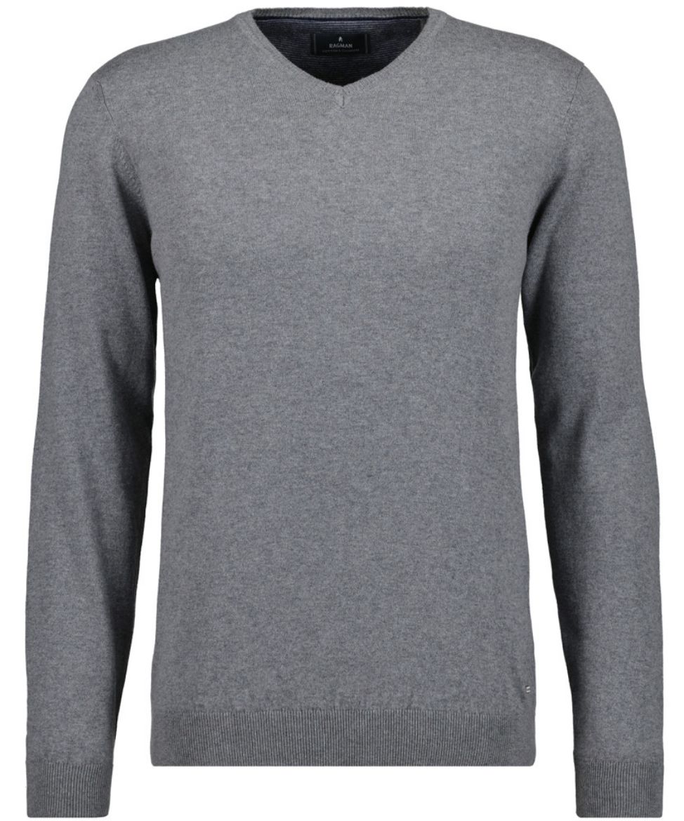 Picture of Tall Men V-Neck Cotton Cashmere Sweater