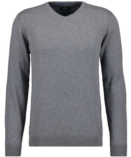 Picture of Tall Men V-Neck Cotton Cashmere Sweater