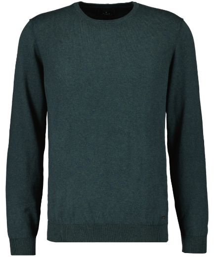 Bild von Tall Herren Rundhals Baumwoll-Kaschmir Pullover