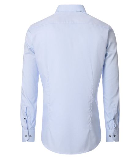 Bild von Tall Herren Hemd Modern Fit 72 cm Ärmellänge Dobby Strukturstoff Ausputz Flowers