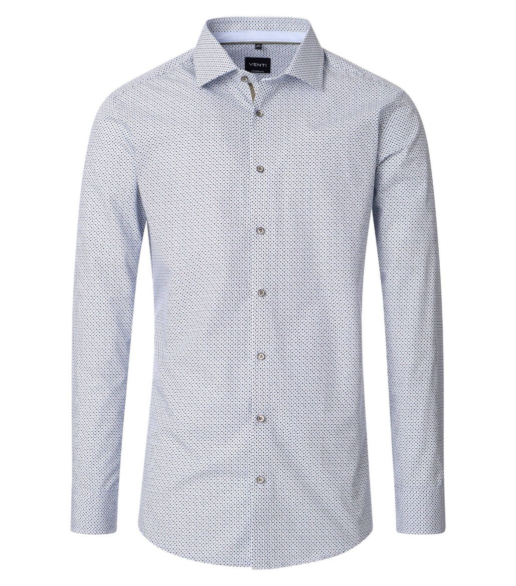 Bild von Tall Herren Hemd Modern Fit 72 cm Ärmellänge Minimalprint Dots