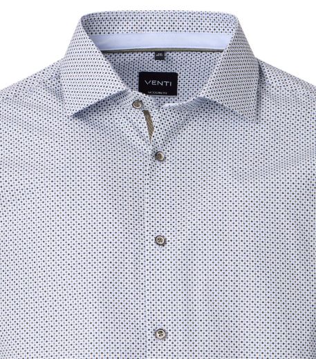 Bild von Tall Herren Hemd Modern Fit 72 cm Ärmellänge Minimalprint Dots