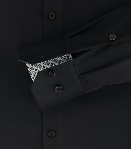 Bild von Tall Herren Hemd Modern Fit 72 cm Ärmellänge mit Ausputz