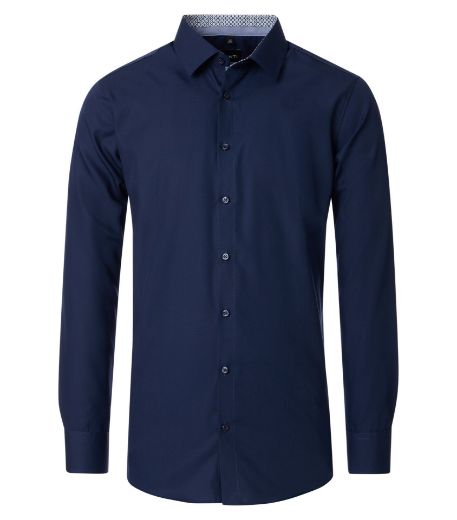 Bild von Tall Herren Hemd Modern Fit 72 cm Ärmellänge mit Ausputz