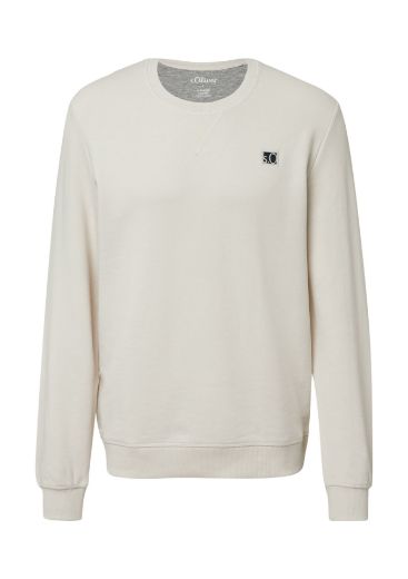 Bild von Tall s.Oliver Herren Sweatshirt aus Baumwollmix mit Crew Neck Extra Lange Ärmel 72 cm