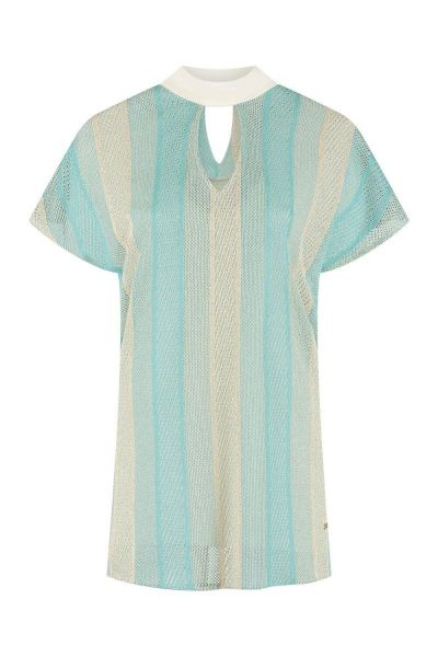 Zeige Details für Tall Schluppenbluse Top Extra Lang, aqua blue green Bild von Tall Schluppenbluse Top Extra Lang, aqua blue green