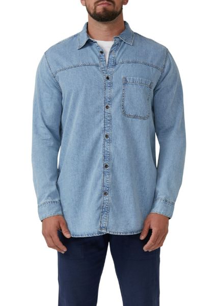 Zeige Details für Tall s.Oliver Herren Jeanshemd aus Baumwolle Extra Lange Ärmel 72 cm Bild von Tall s.Oliver Herren Jeanshemd aus Baumwolle Extra Lange Ärmel 72 cm
