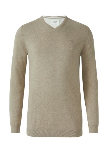 Image de s.Oliver Tall Homme Pull Maille Col V