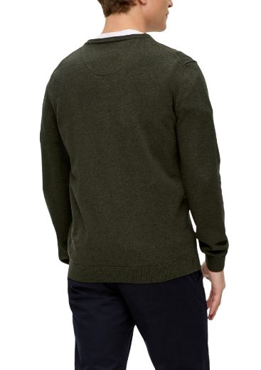Image de s.Oliver Tall Homme Pull Maille Col V