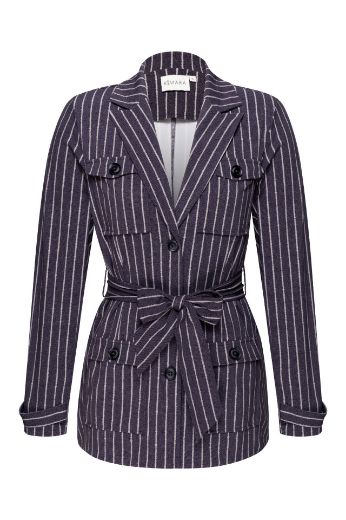 Image de Tall Femme Blazer Veste Noah Fines Rayures Pois