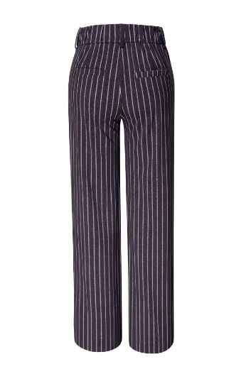 Image de Tall Femme Pantalon Lizzy Fines Rayures Pois Longueur L36 Pouces