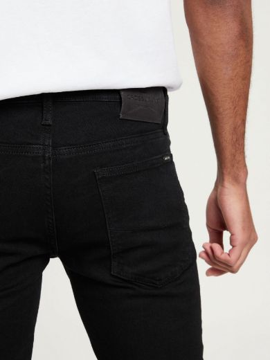 Image de Tall Hommes Jeans Damien Slim Fit Longueur L36 & L38 Pouces, noir