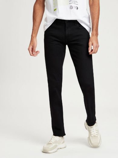 Image de Tall Hommes Jeans Damien Slim Fit Longueur L36 & L38 Pouces, noir