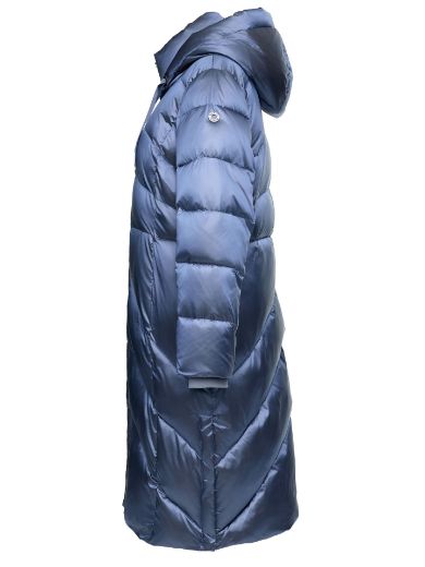 Image de Tall Femme Manteau Matelassé Multistitch Extra Long