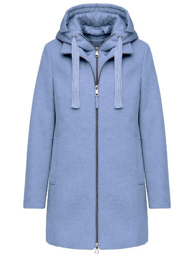 Bild von Tall Damen Wolljacke Westeneffekt Extra Lang