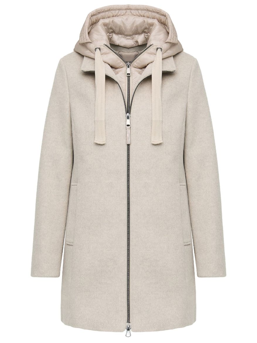 Bild von Tall Damen Wolljacke Westeneffekt Extra Lang