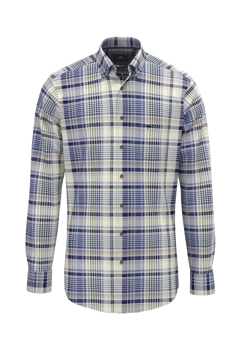 Bild von Tall Herren Flanell Karo Hemd 72 cm Ärmellänge