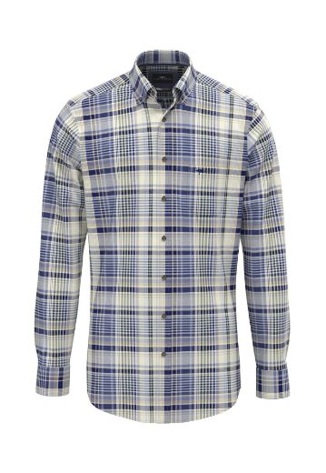 Bild von Tall Herren Flanell Karo Hemd 72 cm Ärmellänge