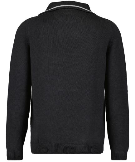 Image de Tall Pull Tricot Homme Troyer, asphalte