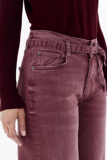 Bild von Tall Damen Judy Wide Leg Jeans L37 Inch, wineyard red