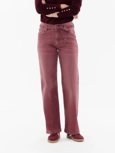 Bild von Tall Damen Judy Wide Leg Jeans L37 Inch, wineyard red