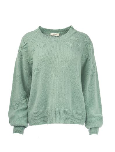 Bild von Tall Damen Strickpullover Wells Flower KnitFlowers