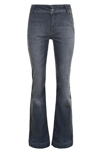 Bild von Tall Damen Bootcut Jeans Flynn Pocket L34 & L36 Inch, smoke grey